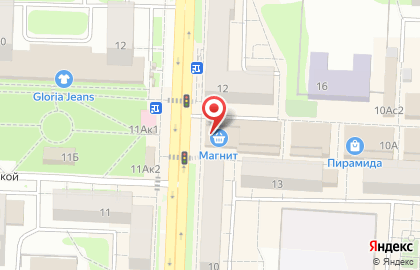 Супермаркет Магнит в Москве на карте