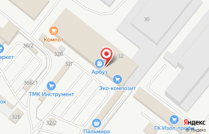 Магазин-салон отделочных и строительных материалов Планета Плитка в Автозаводском районе на карте