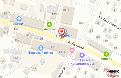 Магазин колбасных изделий в Краснослободске на карте