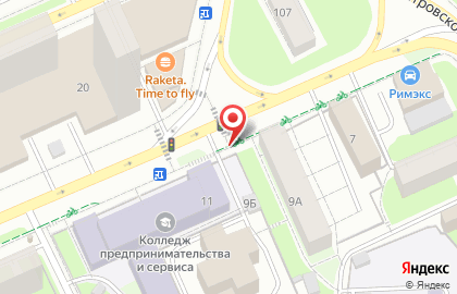 Джоли на улице Чернышевского на карте