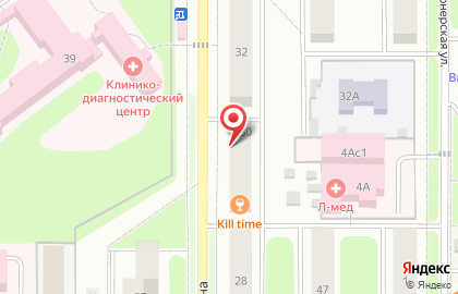 Магазин разливных напитков ПивГОСТ в Новомосковске на карте