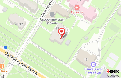 Риф в Пушкине на карте