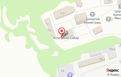 Успенский Зилантов женский монастырь на карте