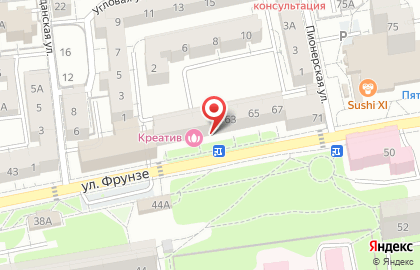 Банкомат Газпромбанк на улице Фрунзе, 59/67 на карте