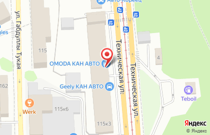 Автосалон по продаже автомобилей с пробегом кан Авто Эксперт в Казани на карте