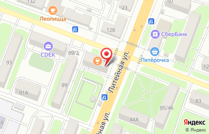 Цветочный салон в Бежицком районе на карте