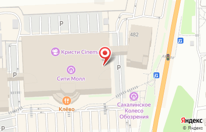 Магазин мороженого Carte D`or в Южно-Сахалинске на карте