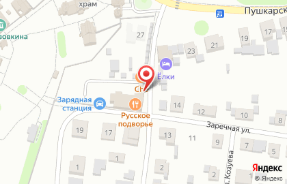 Калач на Пушкарской улице на карте