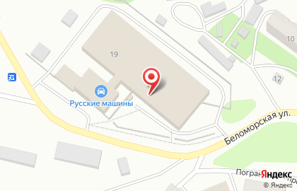 Супермаркет Пятёрочка на Пограничной улице на карте