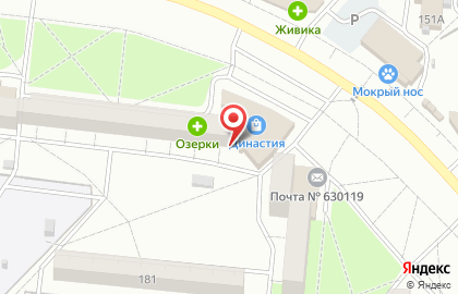 Магазин Криводановские колбасы в Кировском районе на карте