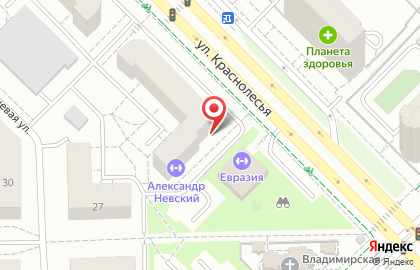 Компания по организации детских праздников Почемучка на улице Краснолесья на карте