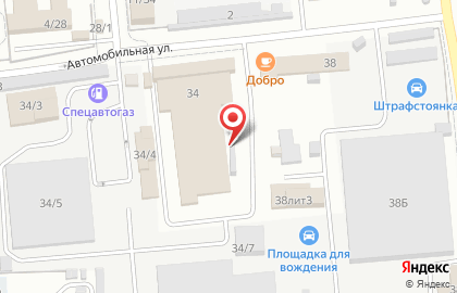 Автокомплекс на Брестской улице на карте