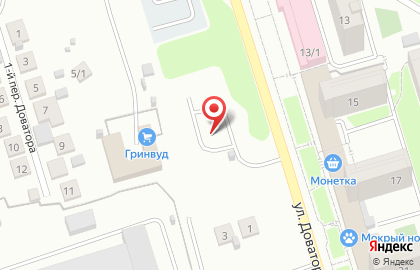 Автостоянка в Новосибирске на карте