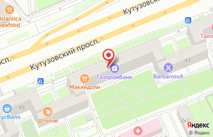 Газпромбанк в Москве на карте