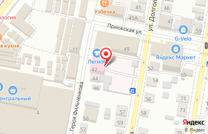 Станция скорой медицинской помощи на улице Фильченкова на карте