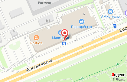 Типография АВРОРА на Боровском шоссе на карте
