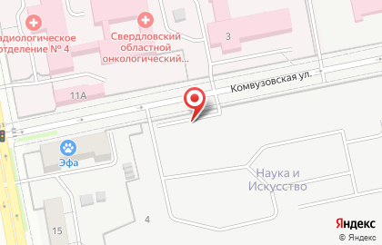 Автостоянка на Комвузовской, 4а на карте