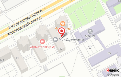 Многофункциональный центр Мои документы на Московском проспекте на карте