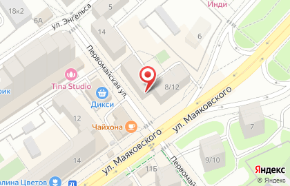 Магазин тканей Тиана на карте