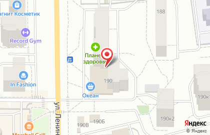 Медицинская клиника Радуга-мед на улице Ленина на карте