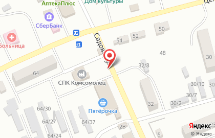 Магазин кондитерских продуктов на карте