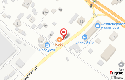 Кафе быстрого питания в Москве на карте