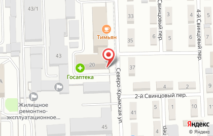 Торговая компания Техинсервис на Северо-Крымской улице на карте
