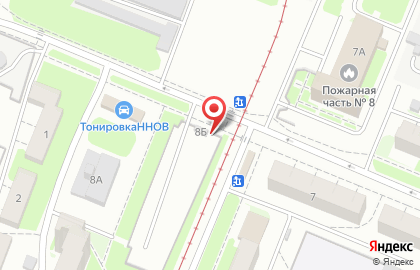 Автостоянка на ​Днепропетровской улице на карте