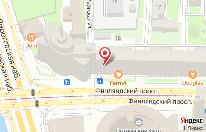 Ресторан FermA на Финляндском проспекте на карте