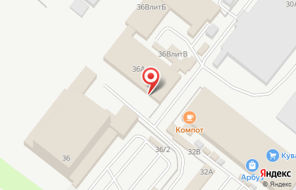 Мелкооптовый рынок Яблочко в Автозаводском районе на карте