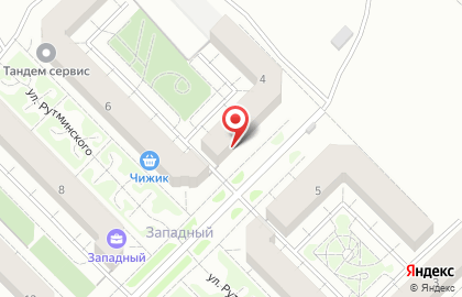 Западный, ЖСК Западный-1 в Верх-Исетском районе на карте