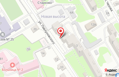 Магазин канцелярских товаров Бухгалтер на улице Павлуновского на карте
