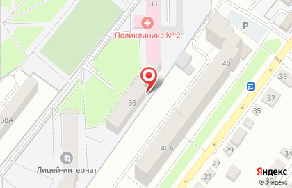 Общежитие ТГТУ в Тамбове на карте