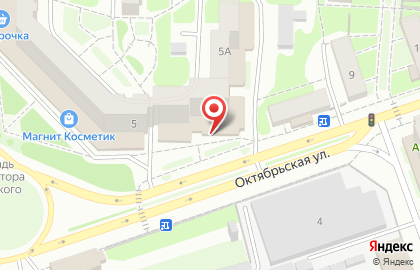Магазин бытовой техники Мелодия на Октябрьской улице на карте