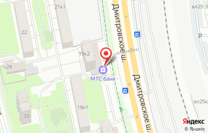 МТС-Банк в Москве на карте