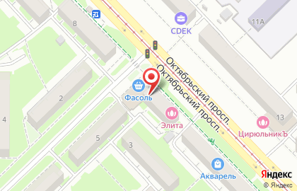 Фирменный салон дверей Geona на Октябрьском проспекте на карте