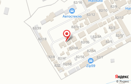 Магазин автозапчастей в Перми на карте