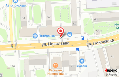Киоск по продаже и доставке питьевой воды Ключ здоровья на улице Николаева на карте