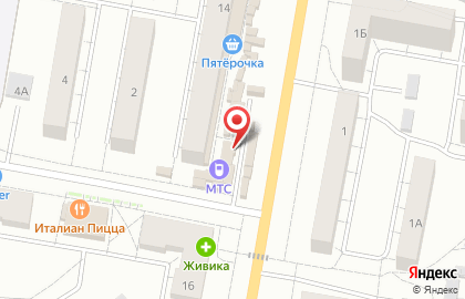 Телекоммуникационная компания МТС на улице Бахчиванджи на карте