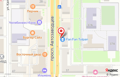 Салон цветов Fan Fan Tulpan на проспекте Автозаводцев на карте