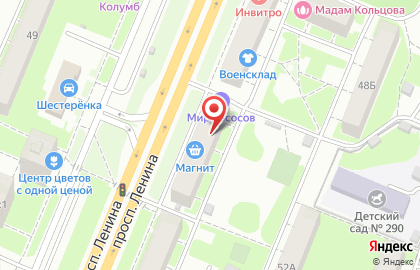 Магазин МИР НАСОСОВ на проспекте Ленина, 50 на карте