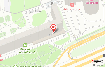 СберБанк на Можайском шоссе, 4 к 1 на карте