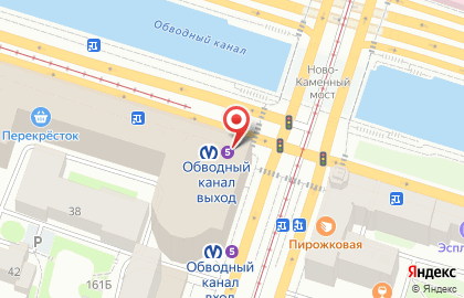 Офис продаж Билайн на метро Обводный канал на карте