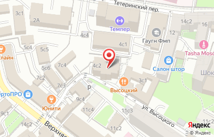 ДекорПостель в Тетеринском переулке на карте