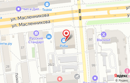Студия эпиляции Laser Love на улице Масленникова на карте