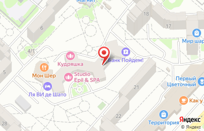 Юридическое агентство Правозащитник в Дзержинском районе на карте