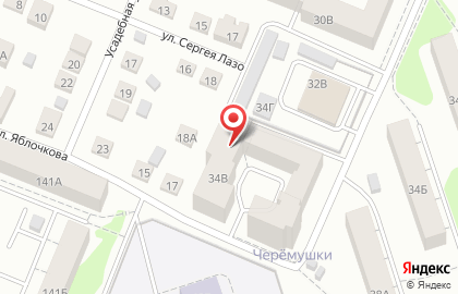 Булочно-кондитерский магазин на проспекте Строителей на карте