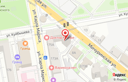 Маркет профессиональной косметики Color`yes на улице Карла Маркса на карте