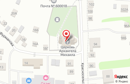 Воскресная школа, Храм Михаила Архангела, Красносельская церковь на карте