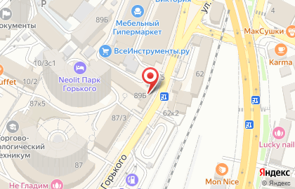 Кулинария на ул. Горького, 87а на карте